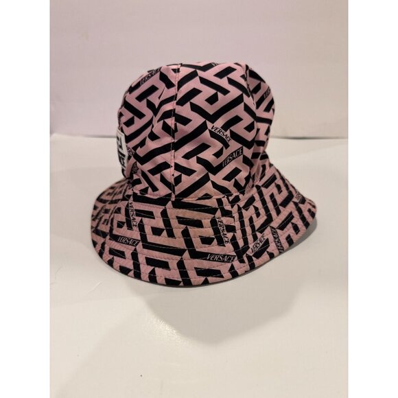 Vintage Versace Monogram print nylon bucket hat Size 58 - Picture 2 of 5